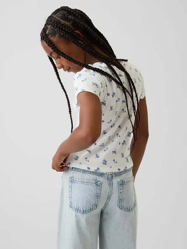 T-shirt à côtes pour enfants