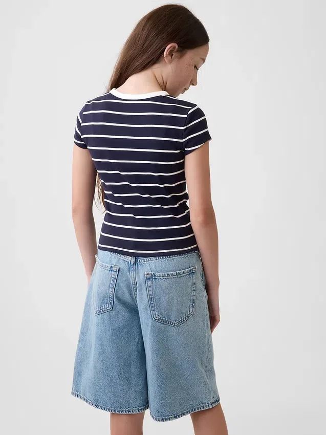 T-shirt à côtes pour enfants