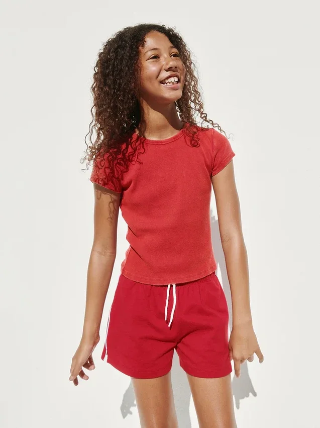 T-shirt à côtes pour enfants