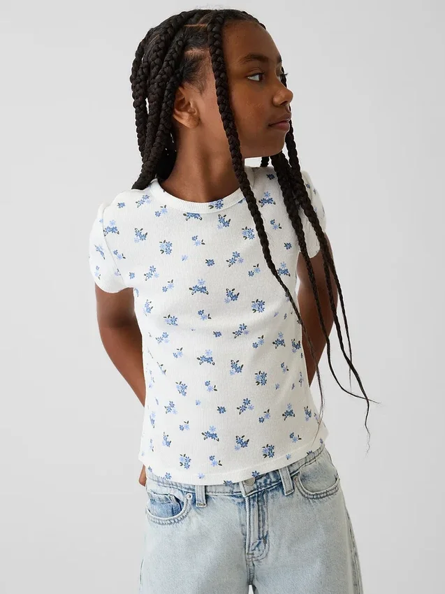 T-shirt à côtes pour enfants