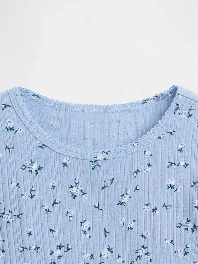 T-shirt à côtes pour enfants