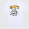 T-shirt de baseball à manches courtes Peanuts pour tout-petits