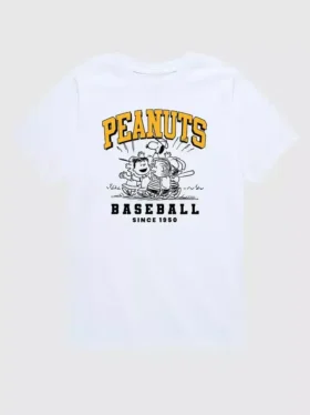 T-shirt de baseball à manches courtes Peanuts pour tout-petits