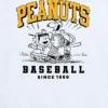 T-shirt de baseball à manches courtes Peanuts pour tout-petits