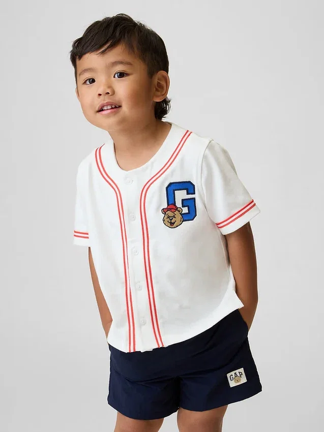 T-shirt de baseball pour Bébé & Enfant avec logo Brannan Bear