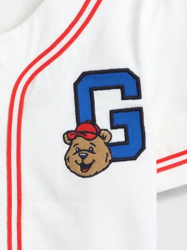 T-shirt de baseball pour Bébé & Enfant avec logo Brannan Bear