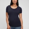 T-shirt de maternité moderne à col rond