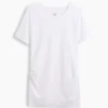T-shirt de maternité moderne à col rond