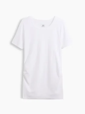 T-shirt de maternité moderne à col rond