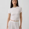 T-shirt de pyjama en modal côtelé ultra-doux