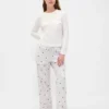 T-shirt de pyjama en modal ultra-doux avec poche