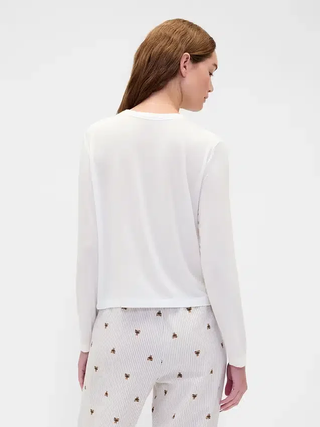 T-shirt de pyjama en modal ultra-doux avec poche