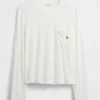 T-shirt de pyjama en modal ultra-doux avec poche