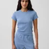 T-shirt de pyjama en pointelle