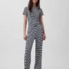 T-shirt de pyjama en pointelle