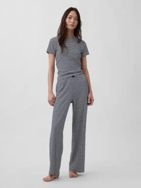 T-shirt de pyjama en pointelle