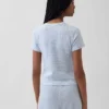 T-shirt de pyjama en pointelle