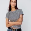 T-shirt de pyjama en pointelle