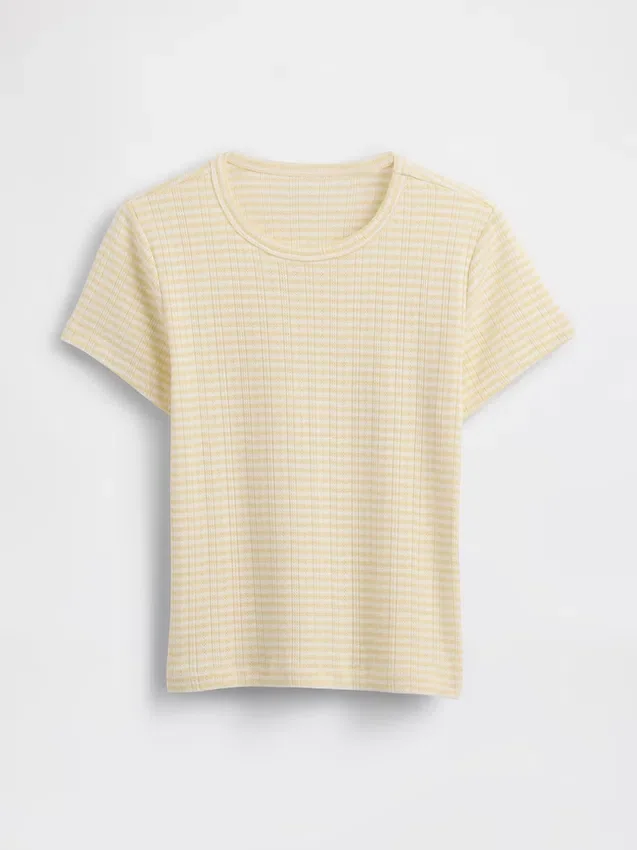 T-shirt de pyjama en pointelle