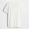 T-shirt de pyjama en pointelle recyclée pour enfants