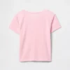 T-shirt de pyjama en pointelle recyclée pour enfants