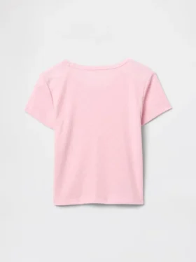 T-shirt de pyjama en pointelle recyclée pour enfants