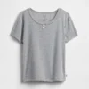T-shirt de pyjama en pointelle recyclée pour enfants