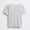 T-shirt de pyjama en pointelle recyclée pour enfants