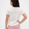 T-shirt de pyjama en pointelle recyclée pour enfants