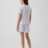 T-shirt de pyjama en pointelle recyclée pour enfants