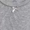 T-shirt de pyjama en pointelle recyclée pour enfants