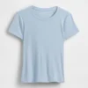 T-shirt de pyjama à fines côtes