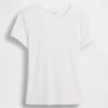 T-shirt de pyjama à fines côtes