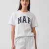 T-shirt de pyjama oversize avec logo Nap