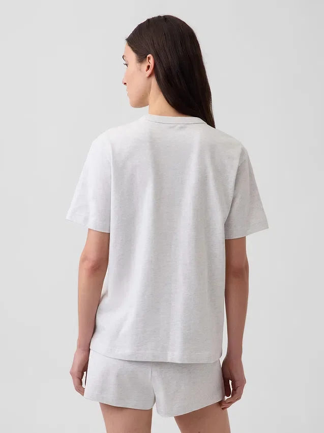 T-shirt de pyjama oversize avec logo Nap