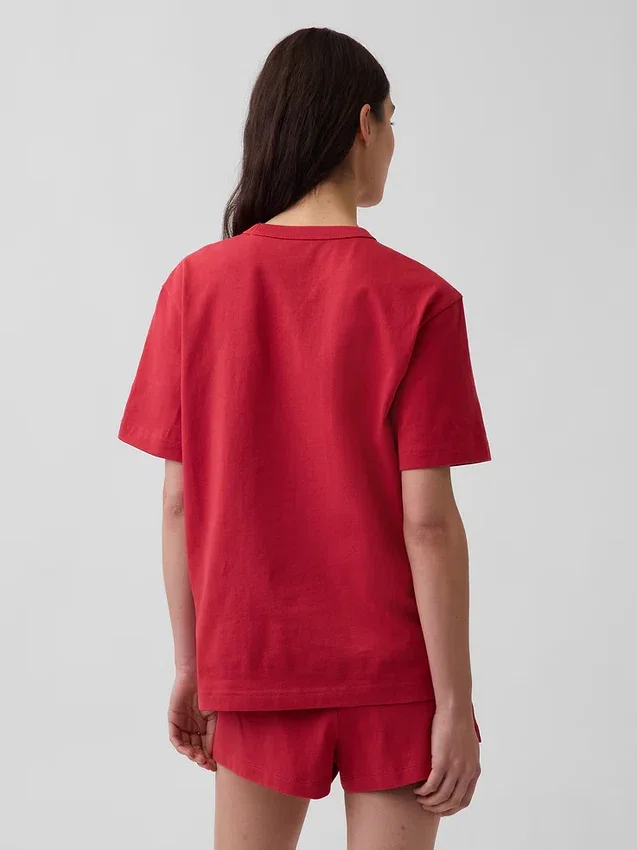 T-shirt de pyjama oversize avec logo Nap