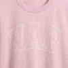 T-shirt de pyjama oversize avec logo Nap