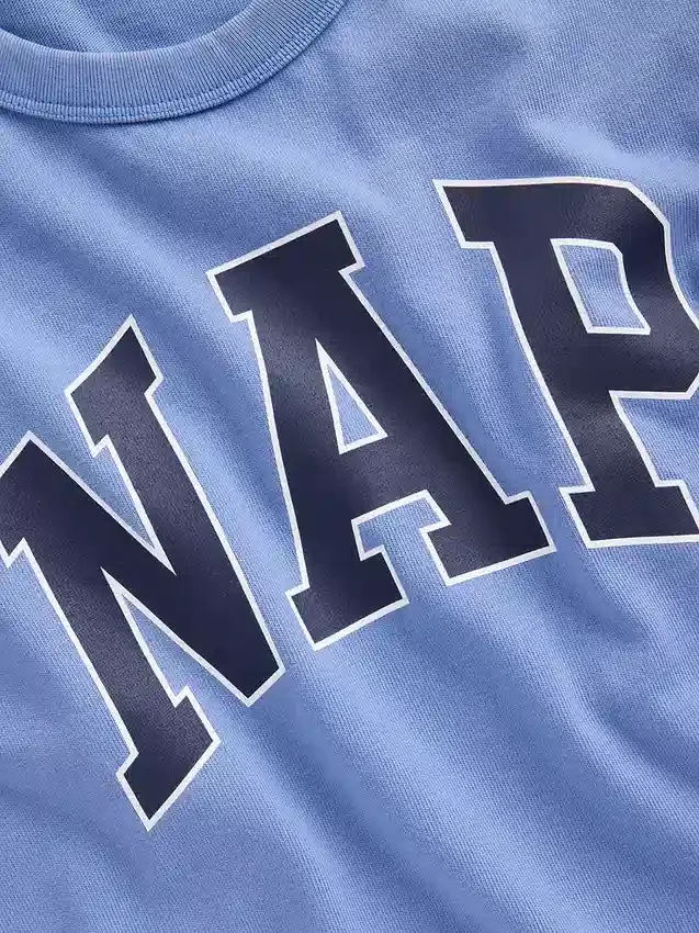 T-shirt de pyjama oversize avec logo Nap