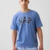 T-shirt de pyjama oversize avec logo Nap