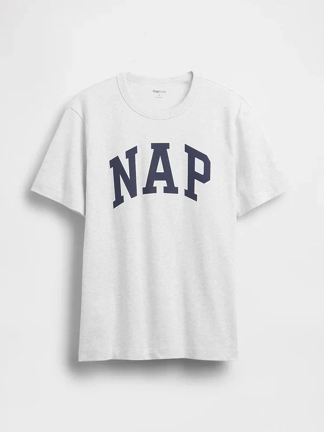 T-shirt de pyjama oversize avec logo Nap