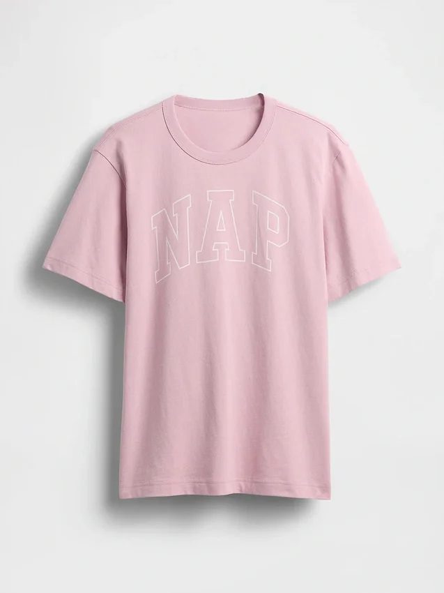 T-shirt de pyjama oversize avec logo Nap