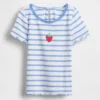 T-shirt en coton côtelé brodé pour Bébé & Enfant