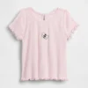 T-shirt en coton côtelé brodé pour Bébé & Enfant