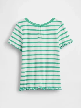 T-shirt en coton côtelé brodé pour Bébé & Enfant