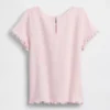 T-shirt en coton côtelé brodé pour Bébé & Enfant