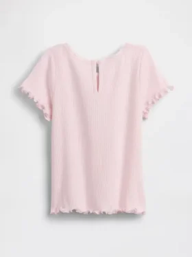 T-shirt en coton côtelé brodé pour Bébé & Enfant