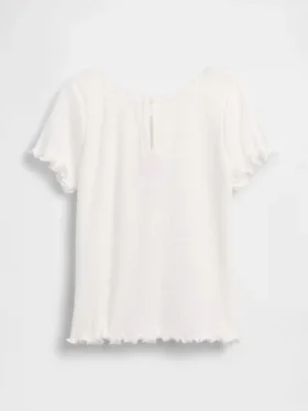 T-shirt en coton côtelé brodé pour Bébé & Enfant