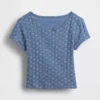 T-shirt en coton pointelle à côtes pour Bébé & Enfant