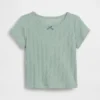 T-shirt en coton pointelle à côtes pour Bébé & Enfant