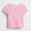 T-shirt en coton pointelle à côtes pour Bébé & Enfant
